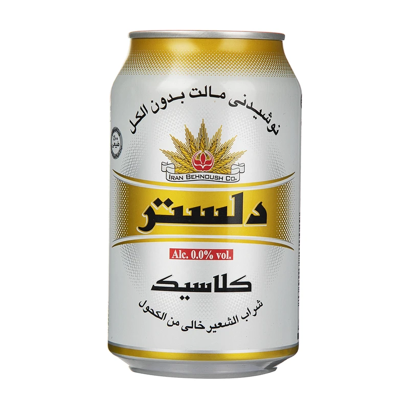 نوشیدنی مالت ساده دلستر - 330 میلی لیتر 12 عددی