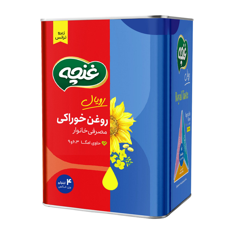 روغن گیاهی نیمه جامد غنچه - 5 کیلوگرم
