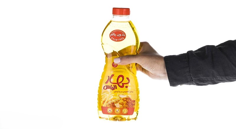 روغن سرخ کردنی بهار الماس - 1 لیتر