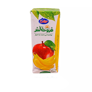 آبمیوه پاکتی سیب و موز میهن - 200 میلی لیتر 36 عددی