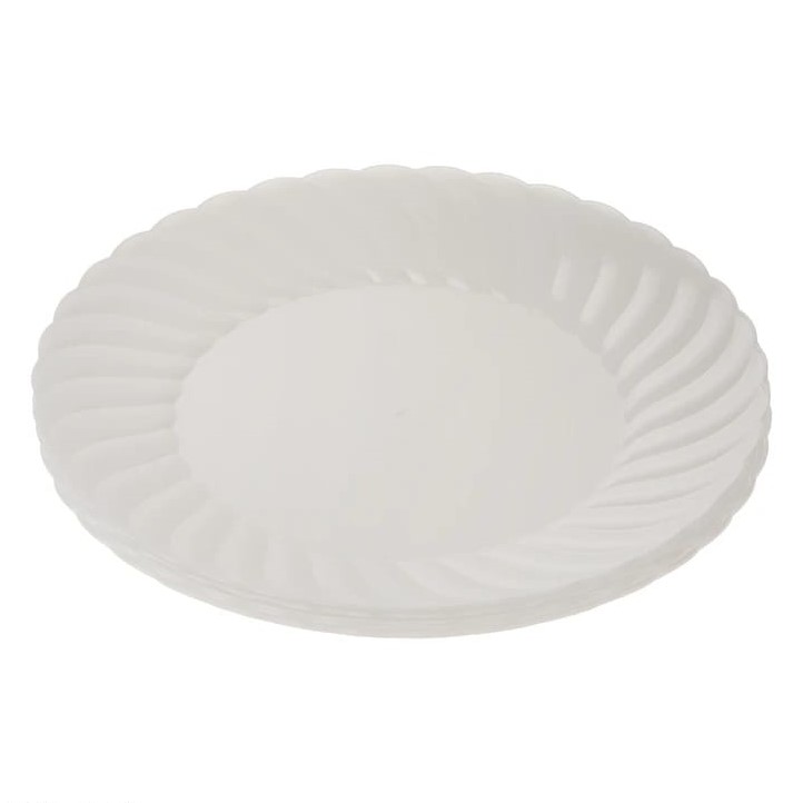 بشقاب یکبار مصرف غذاخوری ساتین کیچن - بسته 6 عددی