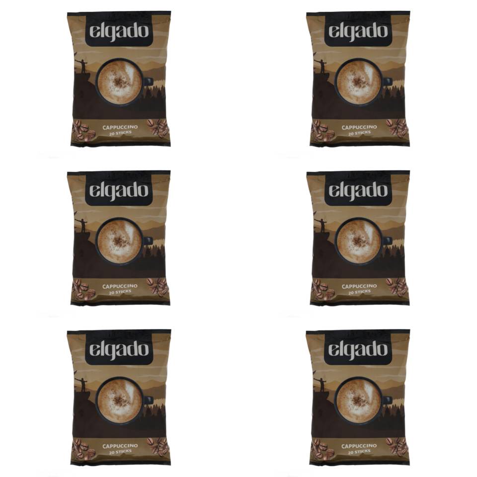کاپوچینو به همراه کاکائو الگادو - 25 گرم بسته 20 عددی