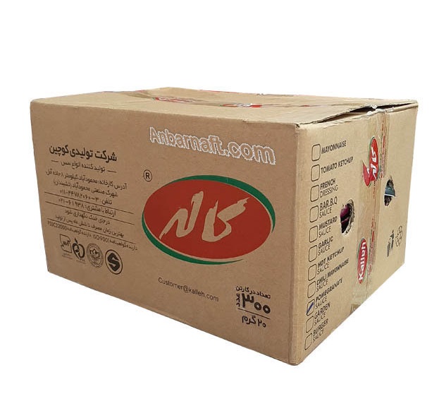 سس انار تک نفره کاله - 20 گرم کارتن 300 عددی
