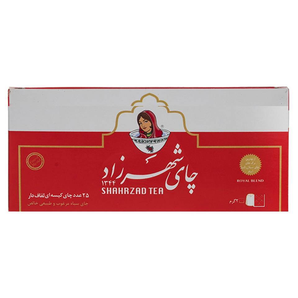  چای کیسه ای شهرزاد بسته 25 عددی