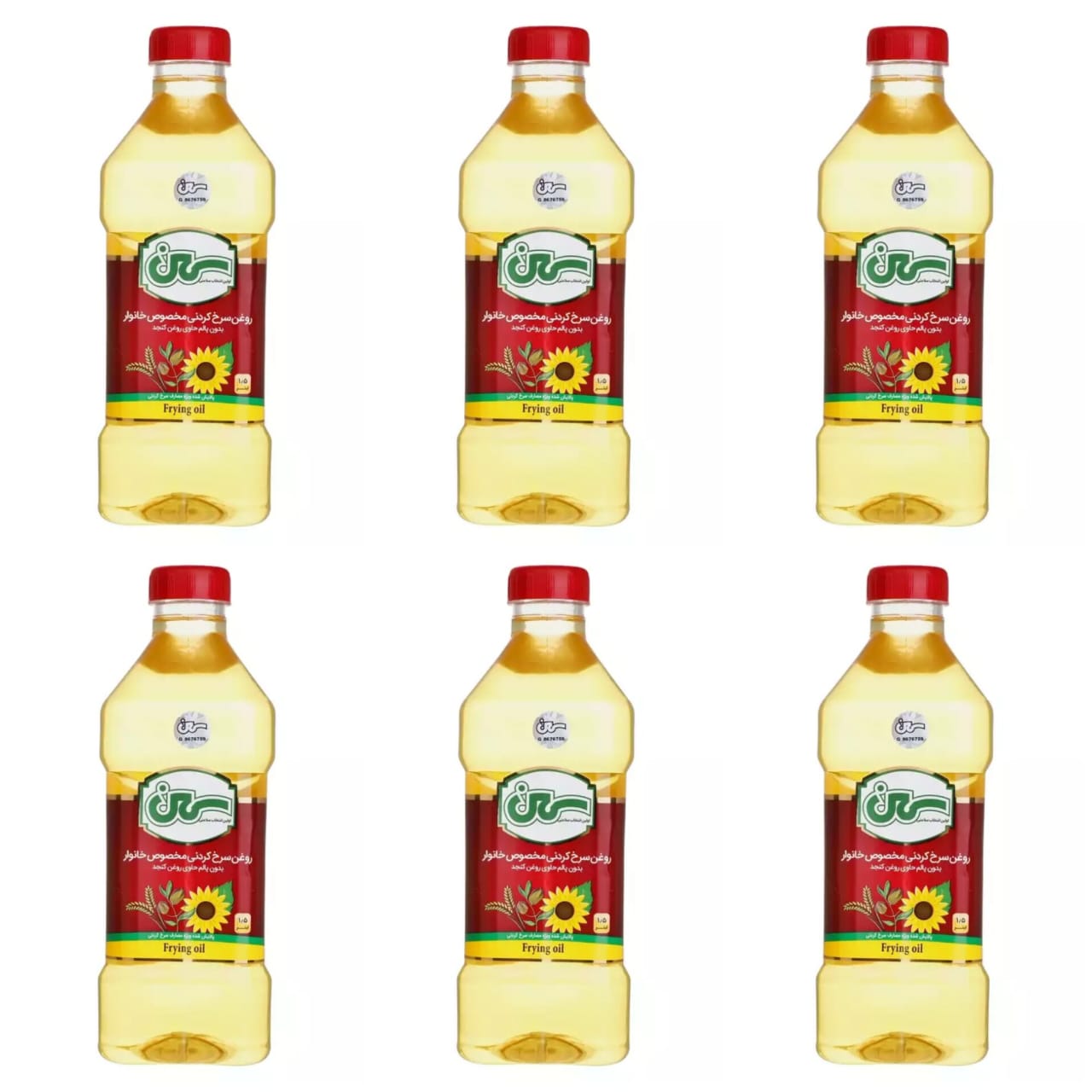 روغن سرخ کردنی سمن - 1.5 لیتر کارتن 6 عددی