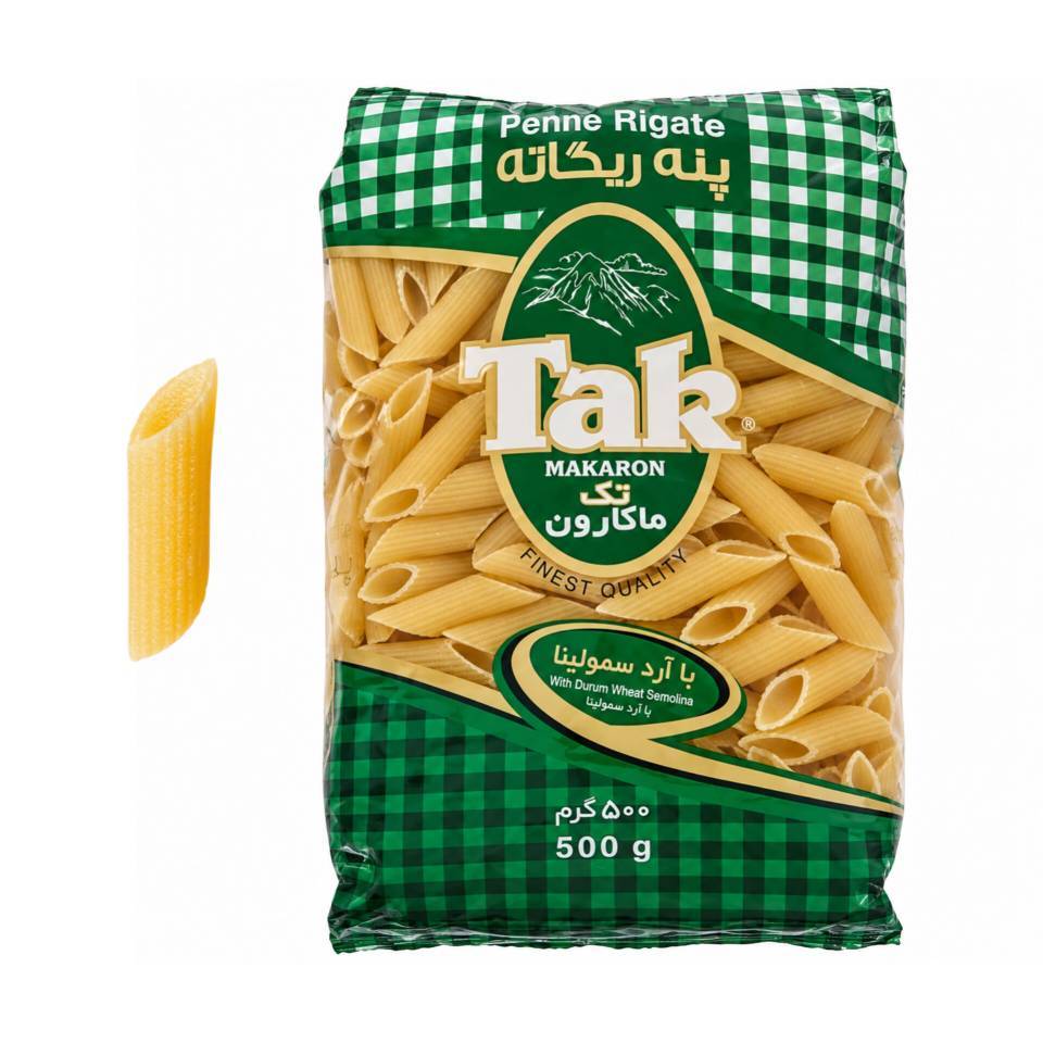 ماکارونی پنه ریگاته تک ماکارون - 500 گرم