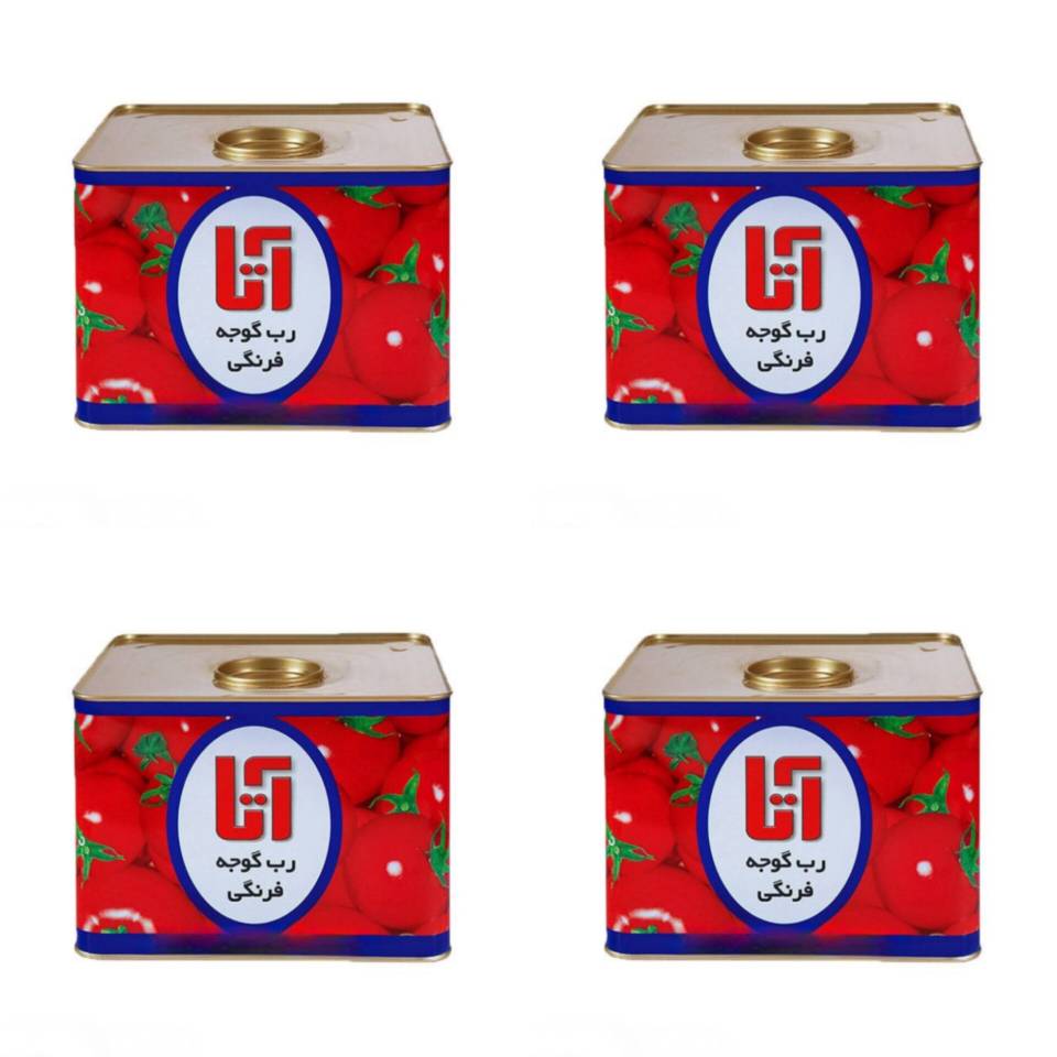کنسرو رب گوجه فرنگی آتا - 9 کیلوگرمی