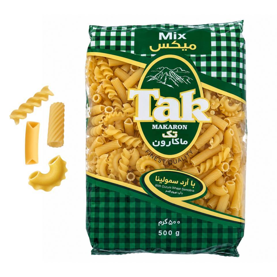ماکارونی میکس تک ماکارون - 500 گرم