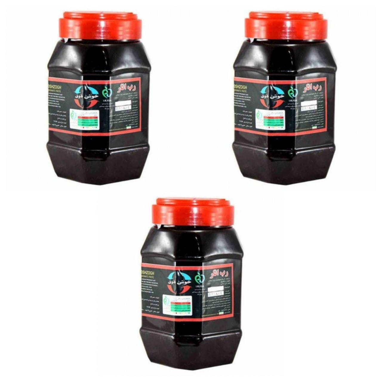 رب انار خوش ذوق - 500 گرم بسته 3 عددی