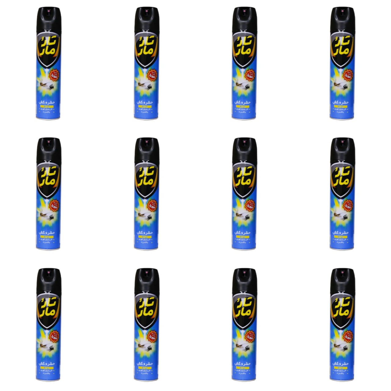 اسپری حشره کش تارو مار مدل بی بو - 400 میلی لیتر کارتن 12 عددی