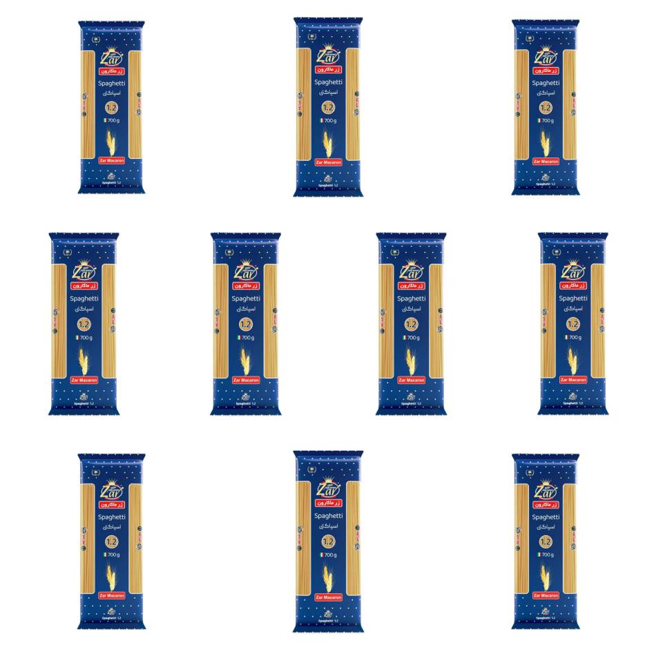 اسپاگتی رشته ای قطر 1.2 زر ماکارون