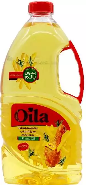 روغن سرخ کردنی بدون پالم اویلا - 2 لیتر کارتن 6 عددی