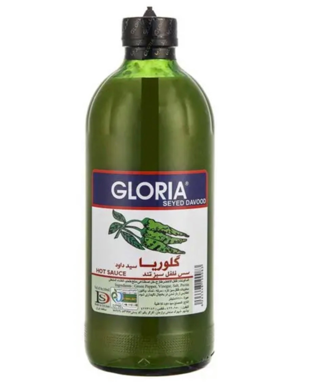سس فلفل سبز تند گلوریا  - 500 گرم