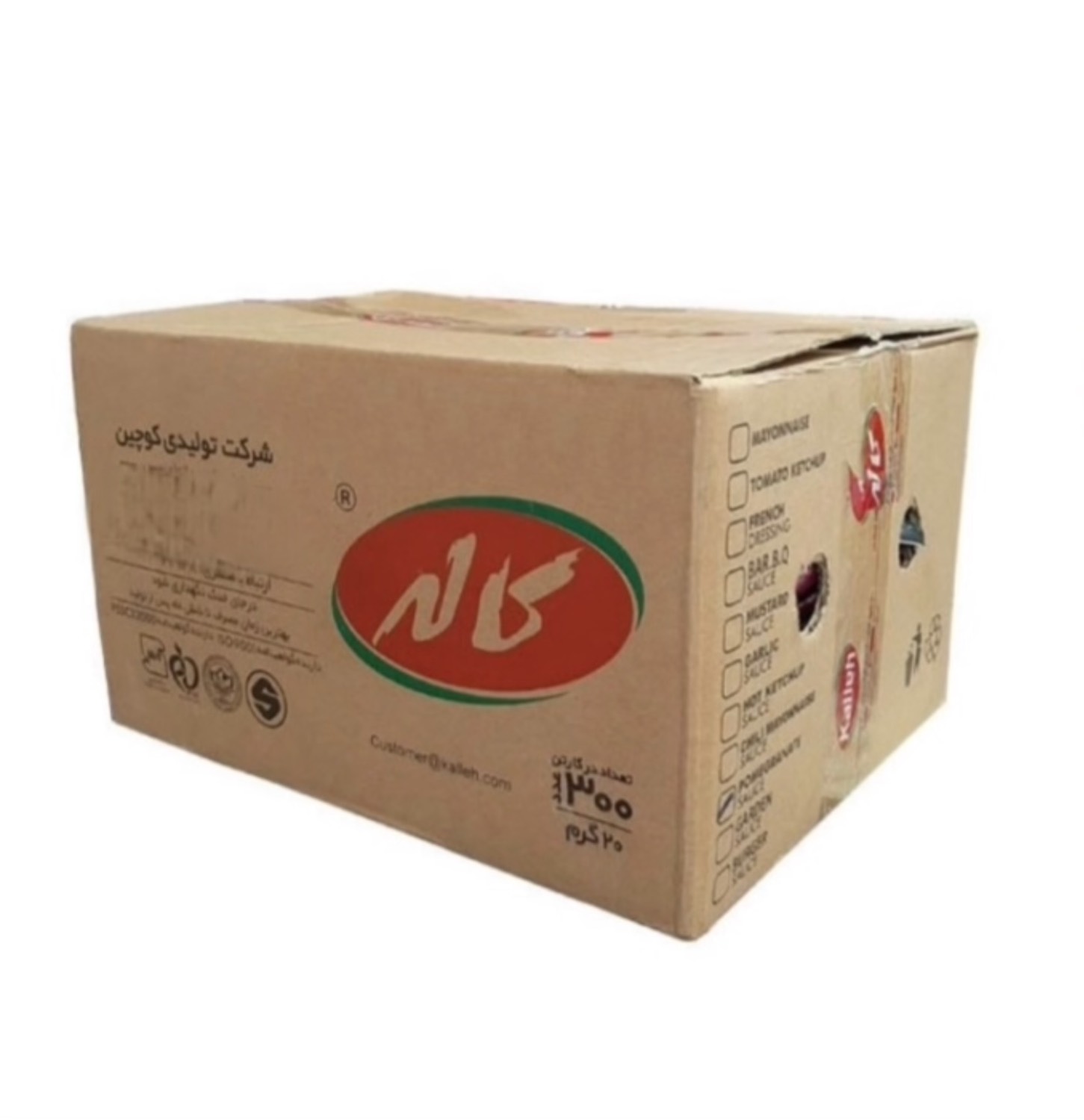 سس انار تک نفره کاله - 20 گرم کارتن 300 عددی
