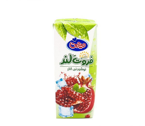 آبمیوه پاکتی انار میهن - 200 میلی لیتر 36 عددی