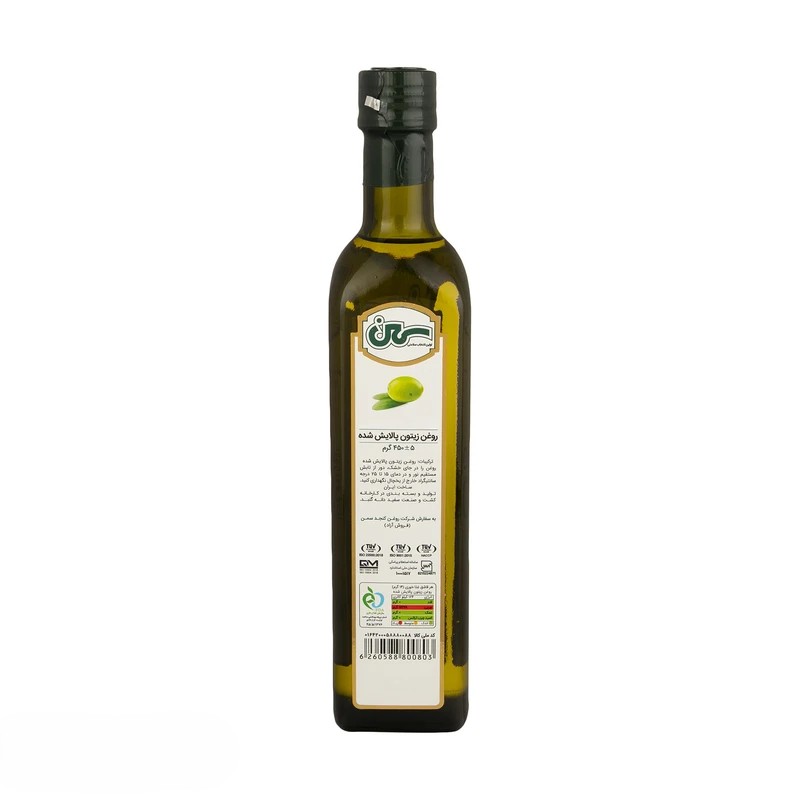 روغن زیتون پالایش شده سمن - 500 میلی لیتر