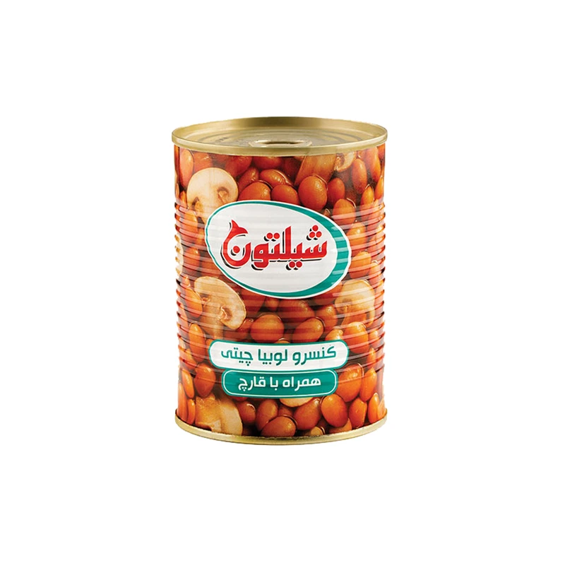  کنسرو لوبیا چیتی با قارچ شیلتون - 400 گرم