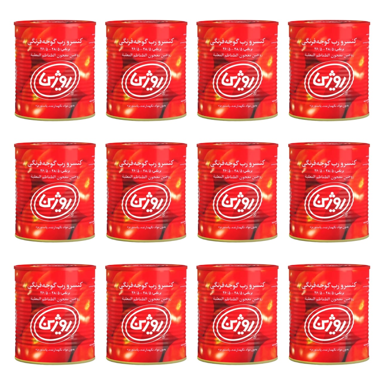کنسرو رب گوجه فرنگی روژین