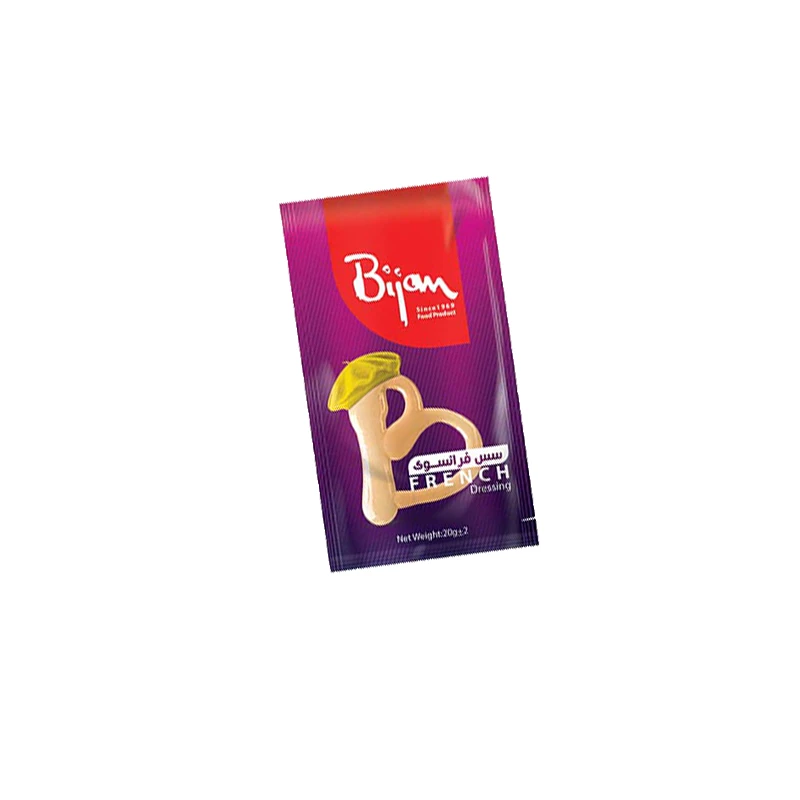 سس فرانسوی تک نفره بیژن -  20 گرم کارتن 250 عددی