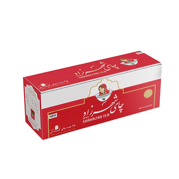  چای کیسه ای شهرزاد بسته 25 عددی