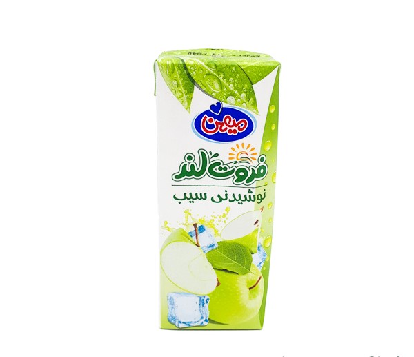 آبمیوه پاکتی سیب میهن - 200 میلی لیتر 36 عددی