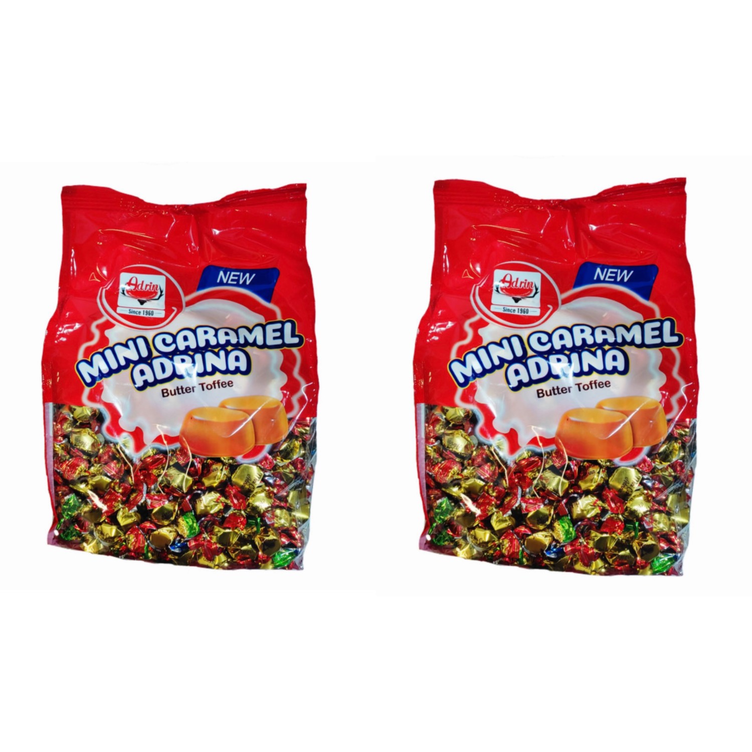 تافی مینی کارامل کره ای آدرینا آدرین - 720 گرم