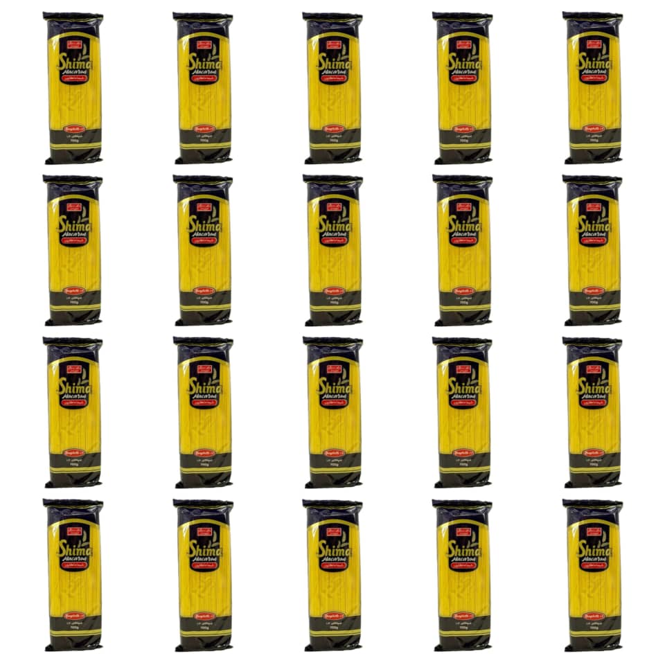 اسپاگتی رشته ای قطر 1.4 شیما ماکارون - 700 گرم کارتن 20 عددی