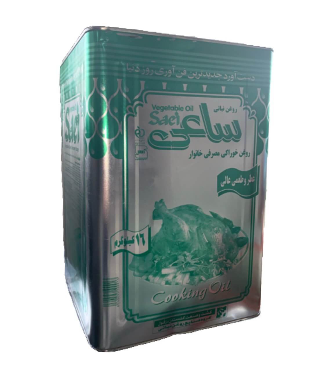 روغن مایع سویا ساعی - 16 کیلوگرم 5 حلب