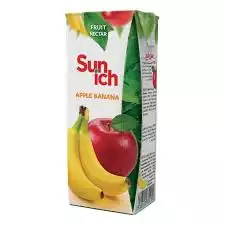 آبمیوه پاکتی سیب و موز سن ایچ - 200 میلی لیتر 36 عددی