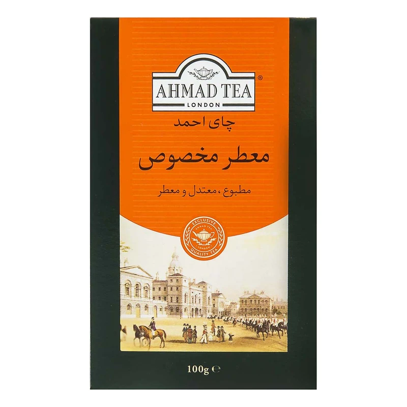 چای معطر مخصوص احمد - 100 گرم کارتن 12 تایی