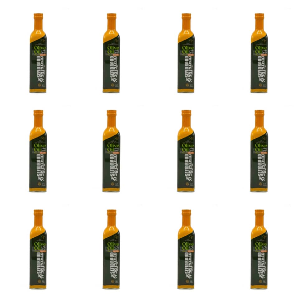 روغن زیتون تصفیه شده سفیدرود - 500 سی سی کارتن 12 عددی