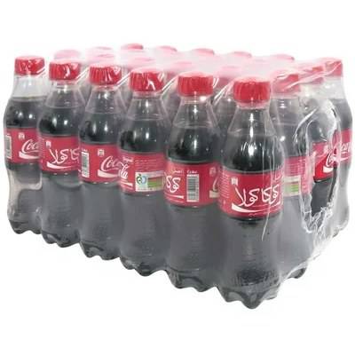 نوشابه گازدار  کوکاکولا پت - 300 میلی لیتر 24 عددی