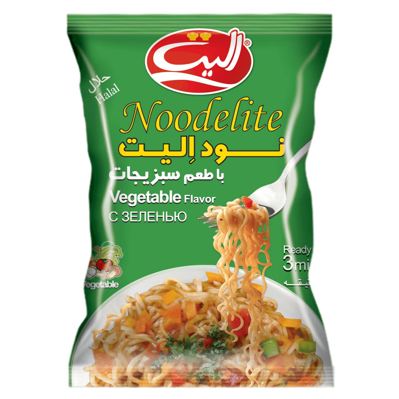 نودل با طعم سبزیجات الیت - 75 گرم ( 5 عدد )