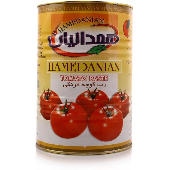 کنسرو رب گوجه فرنگی همدانیان - 4.5 کیلوگرم کارتن 4 عددی