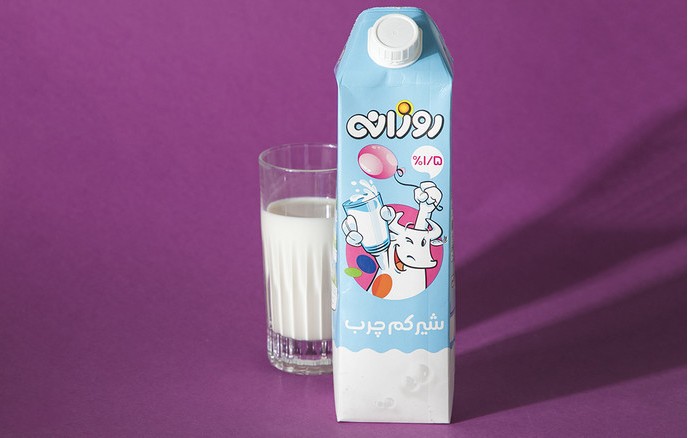 شیر کم چرب روزانه - 1 لیتر بسته 10 عددی