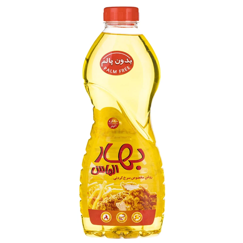 روغن سرخ کردنی بهار الماس - 1 لیتر کارتن 12 عددی