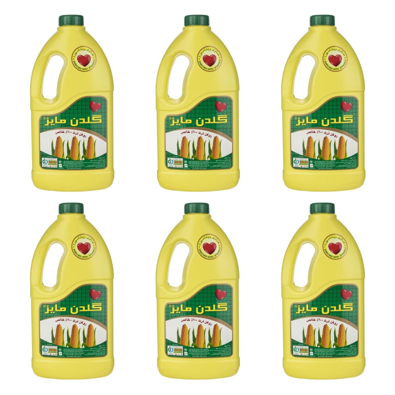 روغن ذرت گلدن مایز - 1.8 لیتر کارتن 6 عددی