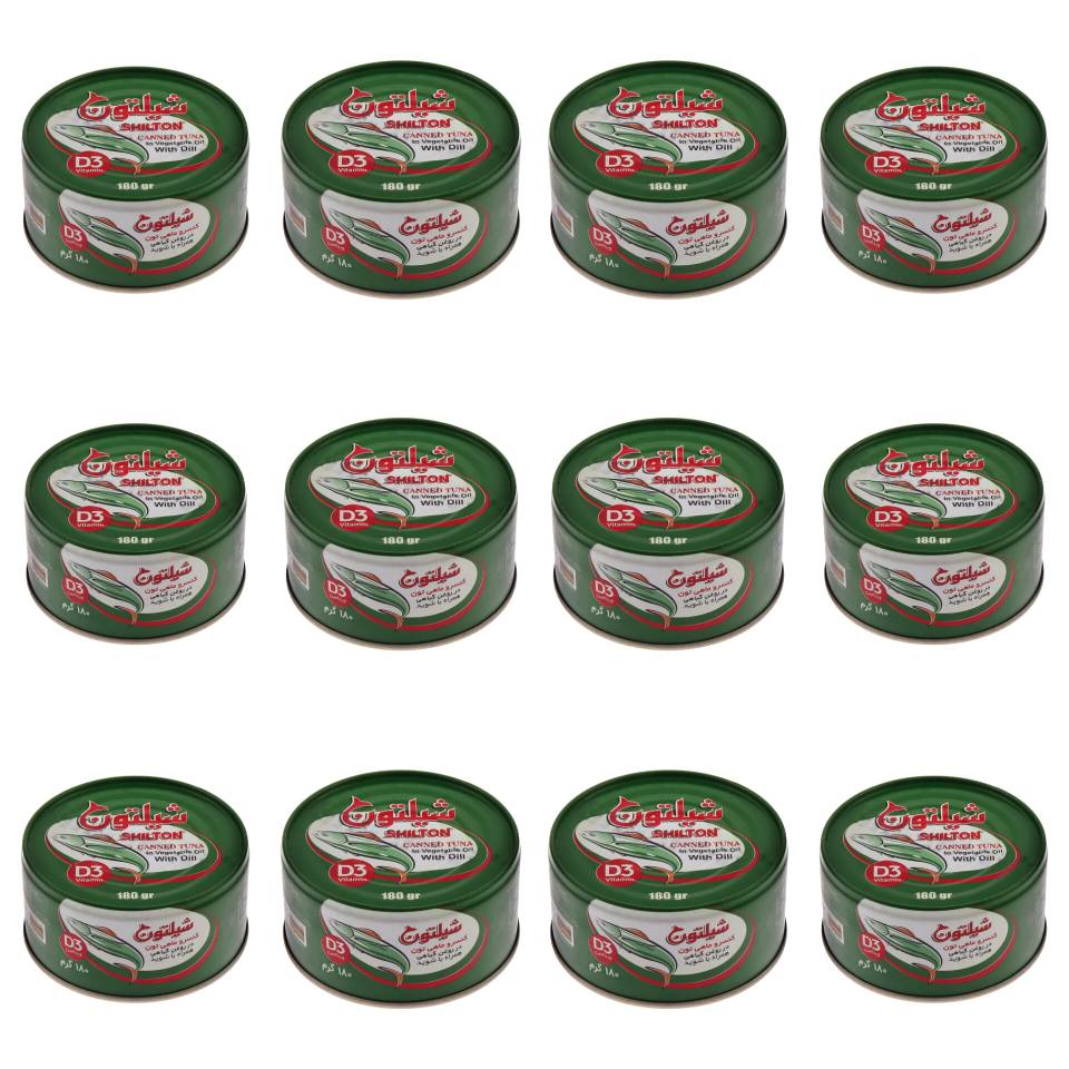 کنسرو ماهی تون در روغن گیاهی همراه با شوید شیلتون
