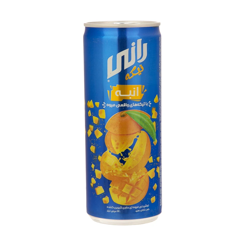 نوشیدنی رانی حاوی تیکه های واقعی میوه - 240 میلی لیتر 24 عددی