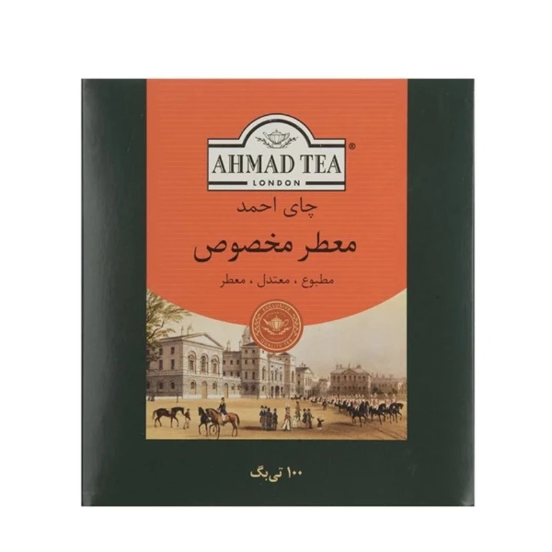 چای کیسه‌ای معطر مخصوص احمد - 200 گرم بسته 100 عددی کارتن 12 تایی