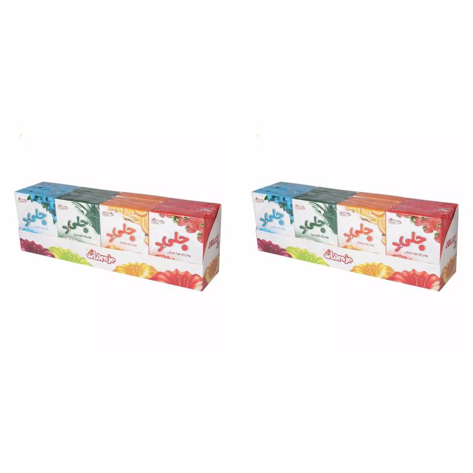 پودر ژله دراژه - 100 گرم بسته 12 عددی