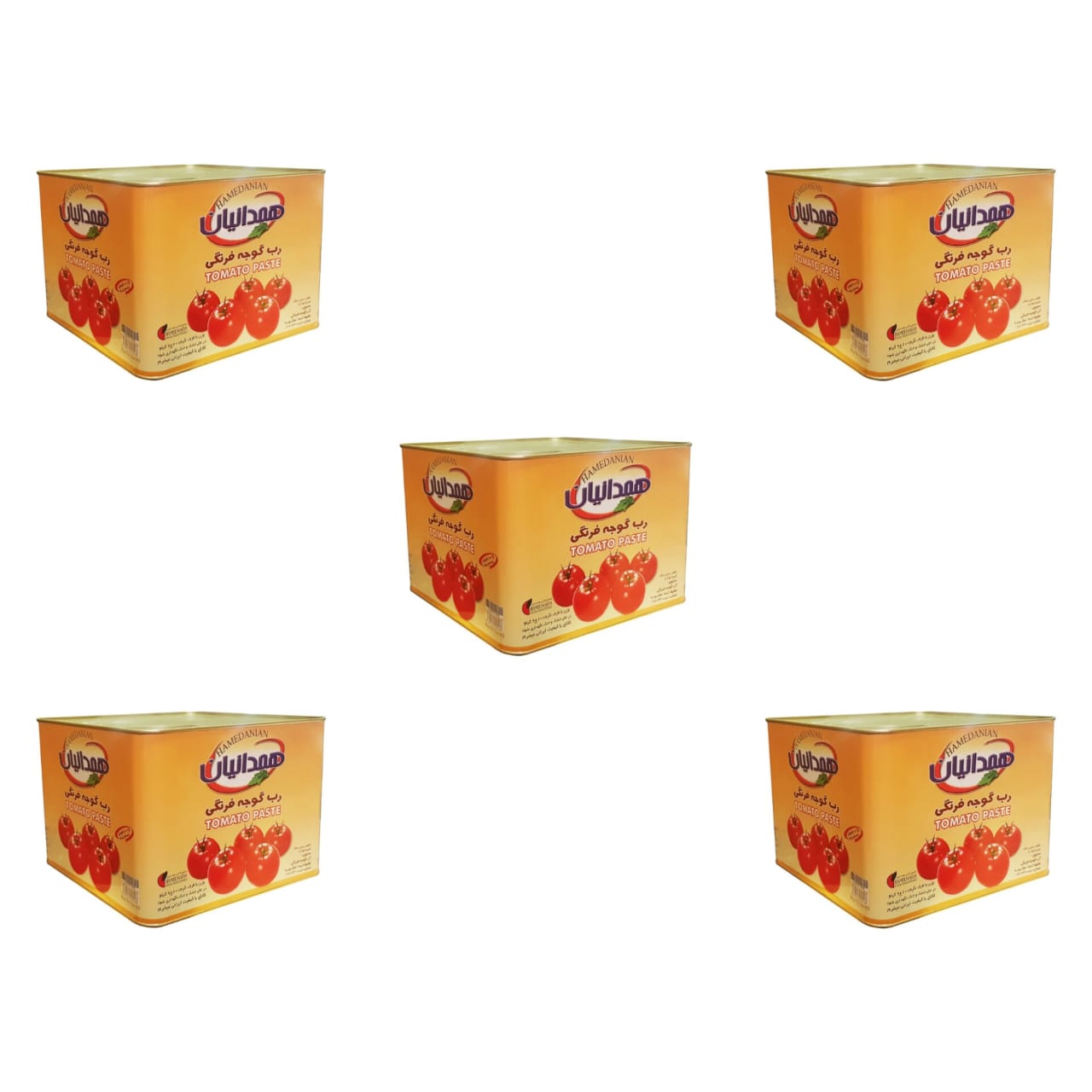 کنسرو رب گوجه فرنگی همدانیان - 9 کیلوگرم 5 عددی