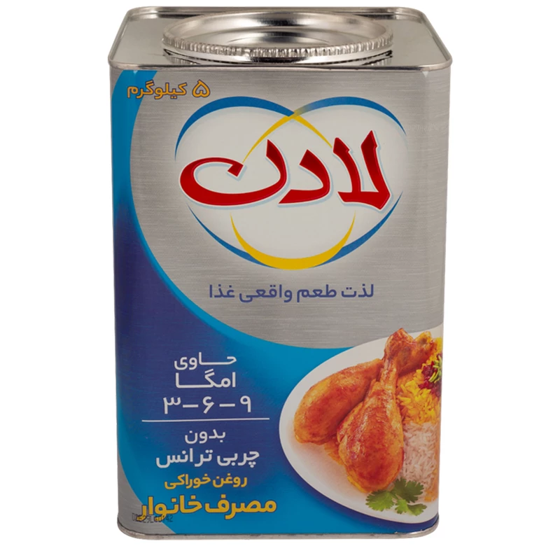 روغن نیمه جامد لادن - 5 کیلوگرم کارتن 4 عددی
