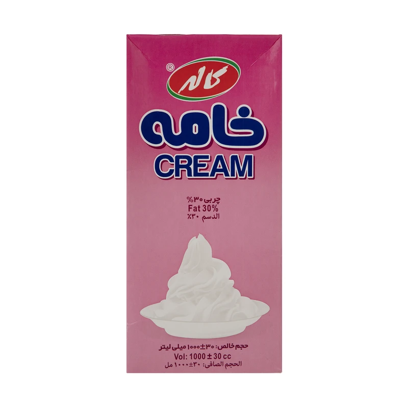 خامه کاله - 1 لیتر بسته 3 عددی