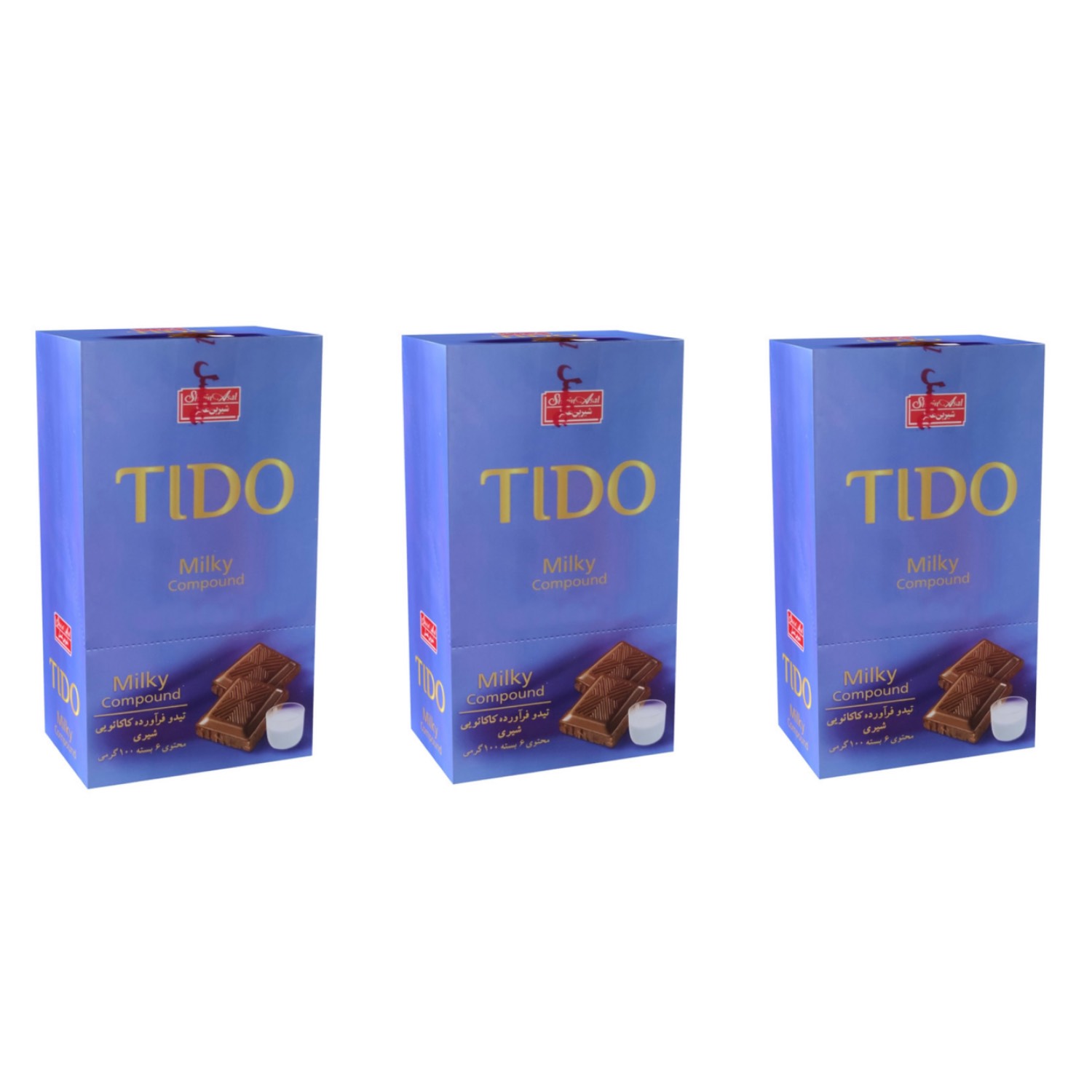 شکلات شیری تیدو شیرین عسل - 7 گرم بسته 50 عددی