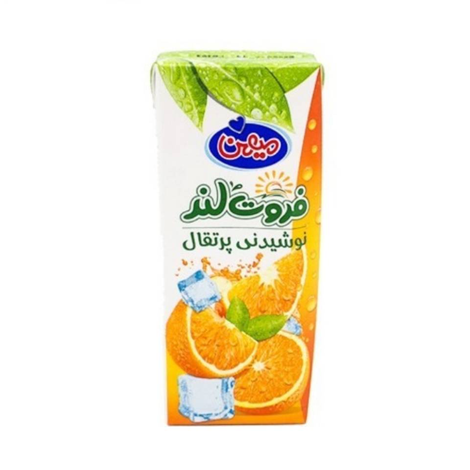 آبمیوه پاکتی پرتقال میهن - 200 میلی لیتر 36 عددی