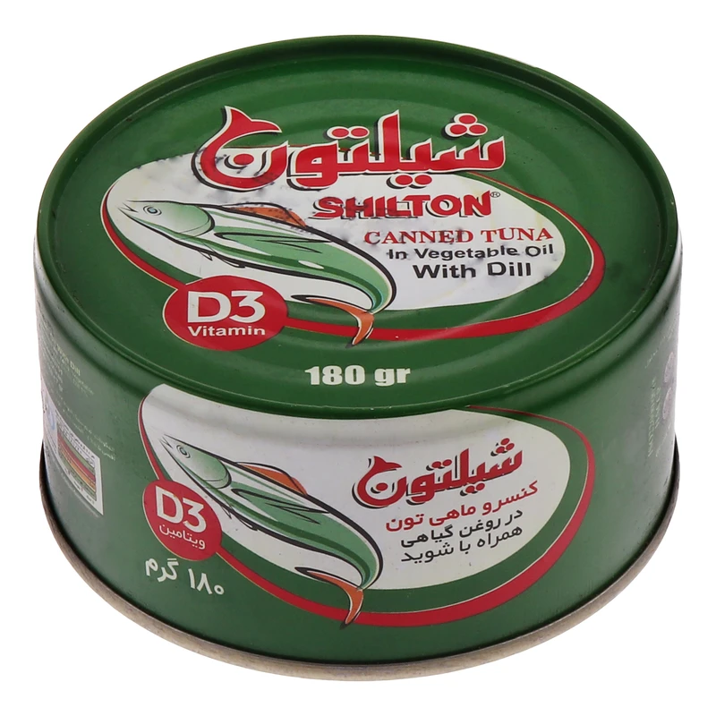 کنسرو ماهی تون با شوید شیلتون - 180 گرم کارتن 24 عددی