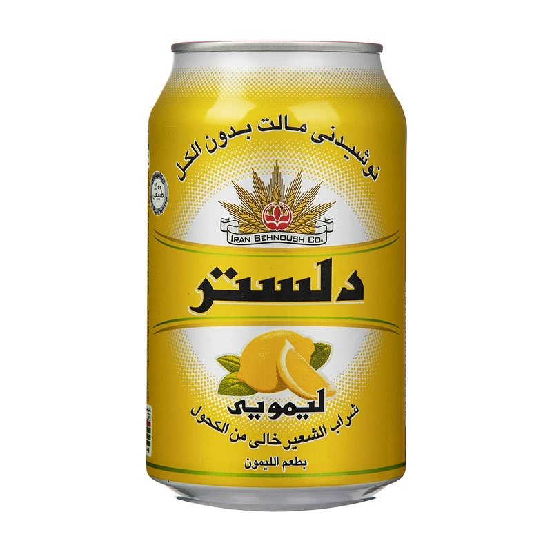 ماءالشعیر با طعم لیمو دلستر - 330 میلی لیتر 12 عددی