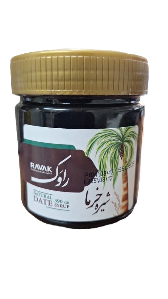 شیره خرما راوک _390 گرم کارتن 12 عددی