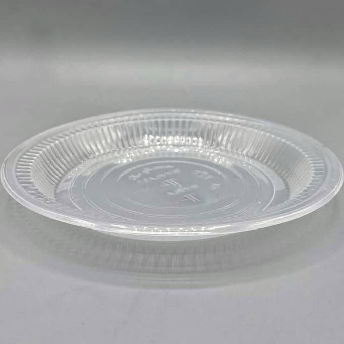 بشقاب یکبار مصرف غذاخوری شفاف - بسته 50 عددی